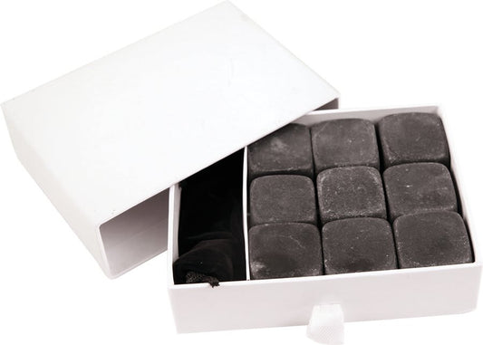 1" x 1" 9-Piece Whiskey Stone Set