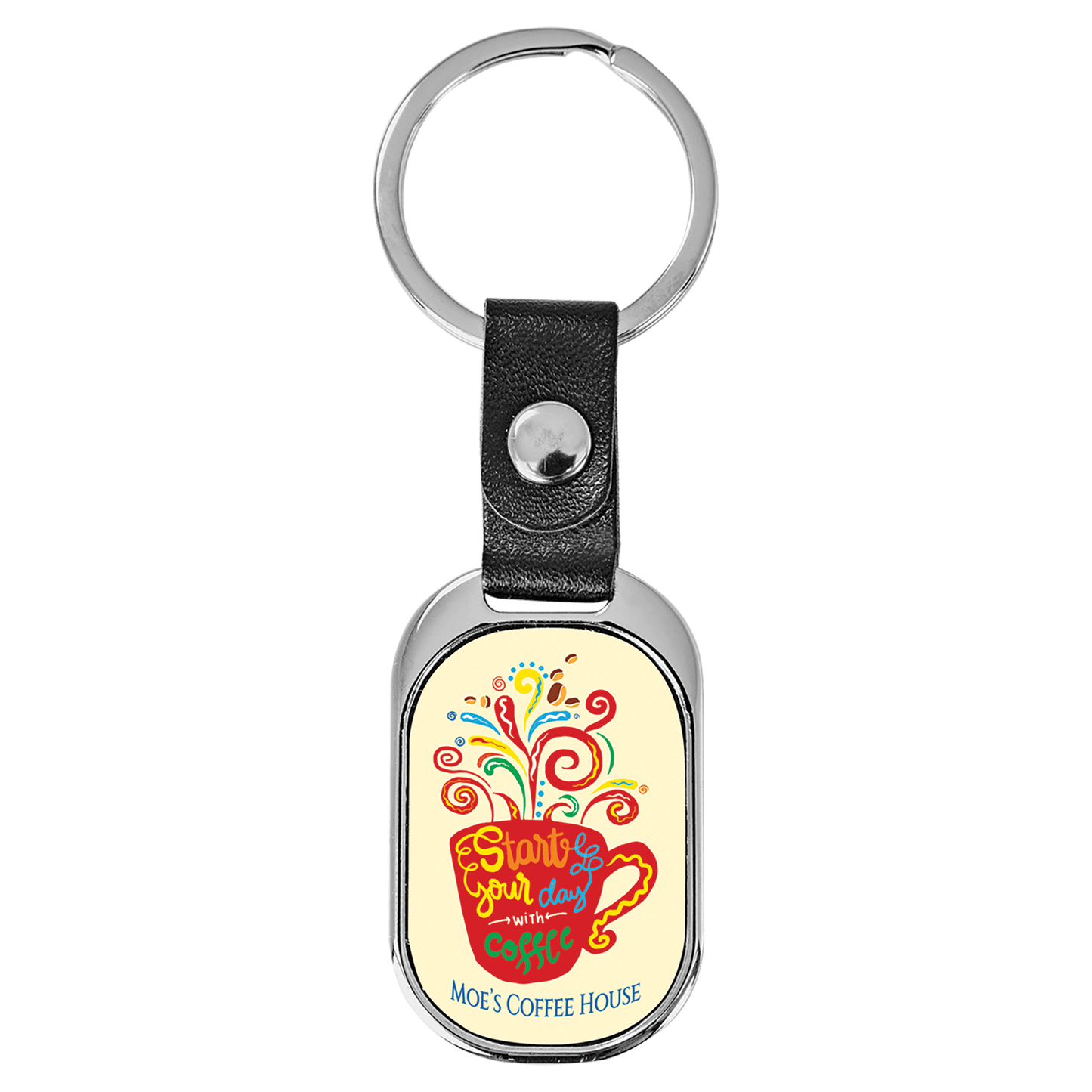 Sublimatable Keychain with White Insert