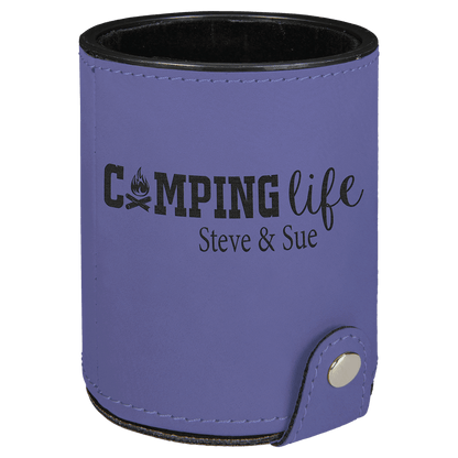 Laserable Leatherette Dice Cup with 5 Dice