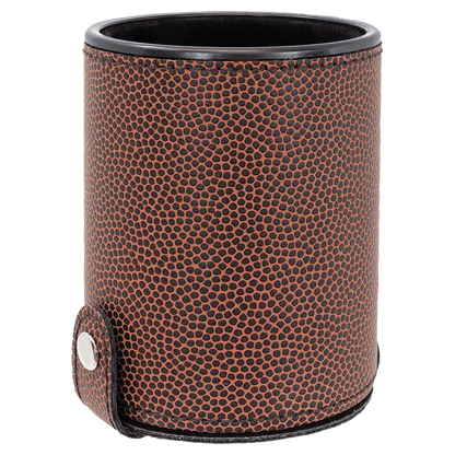 Laserable Leatherette Dice Cup with 5 Dice