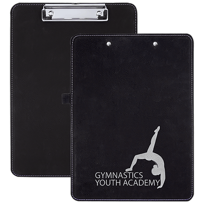 9" x 12 1/2"  Laserable Leatherette Clipboard