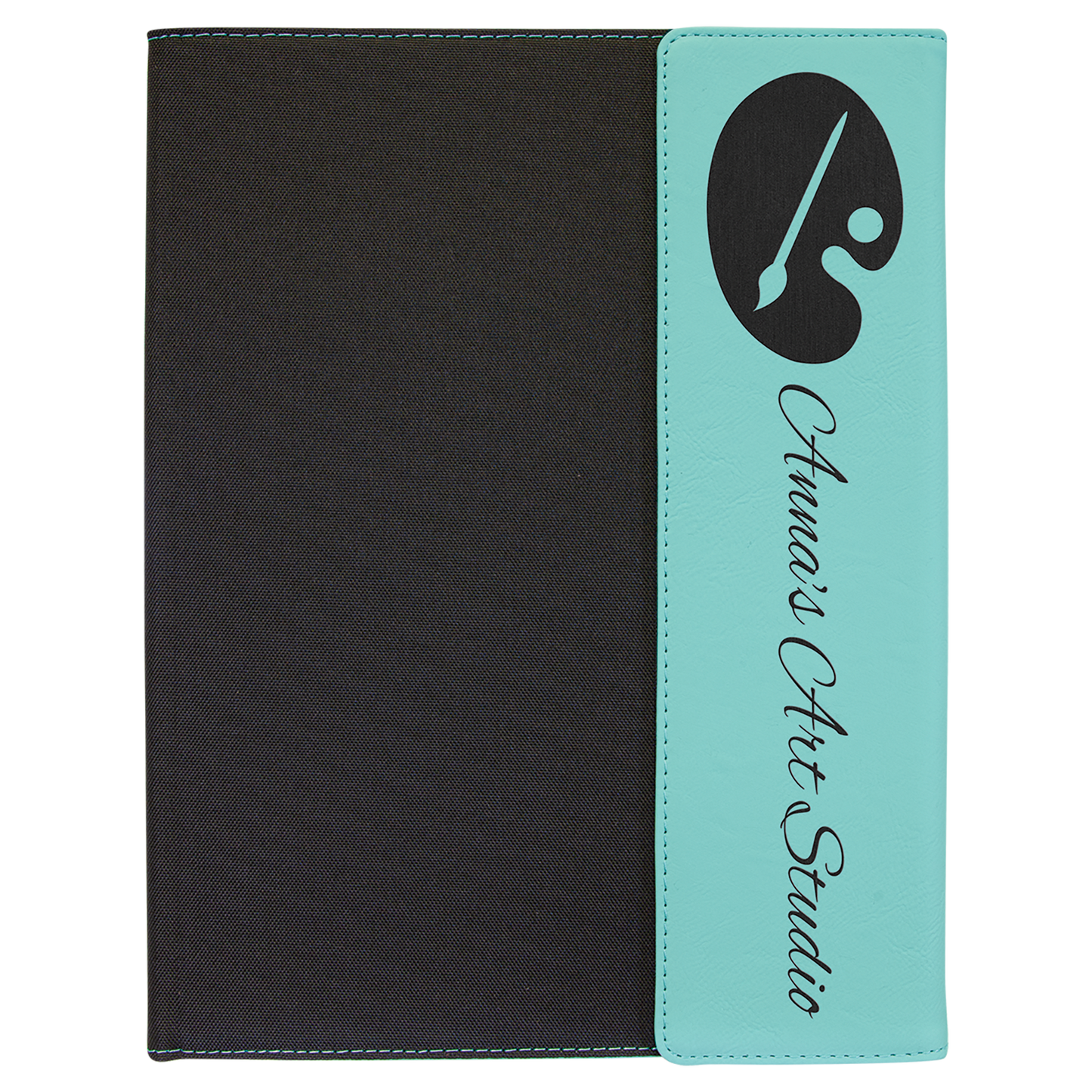 Laserable Leatherette Portfolio with Notepad