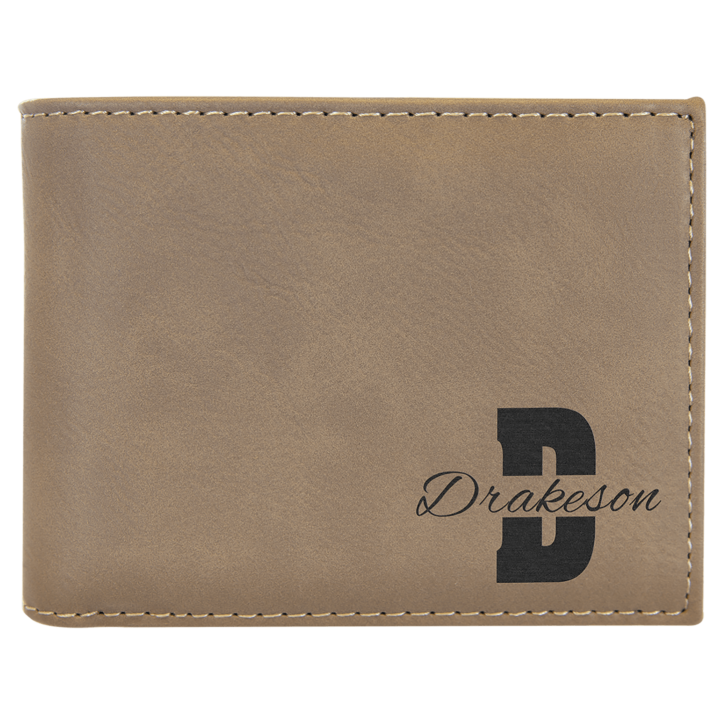 Laserable Leatherette Bifold Wallet