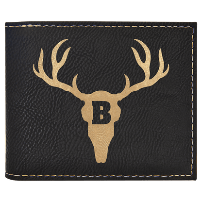 Laserable Leatherette Bifold Wallet