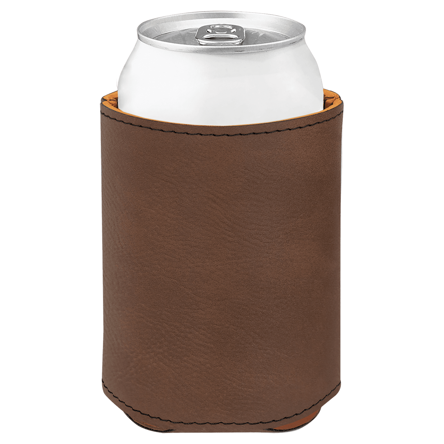 3 3/4" Laserable Leatherette Beverage Holder