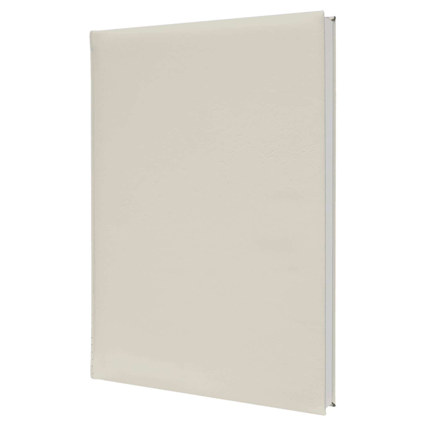 5 1/4" x 8 1/4" Laserable Leatherette Sketch Book with Unlined Notepad