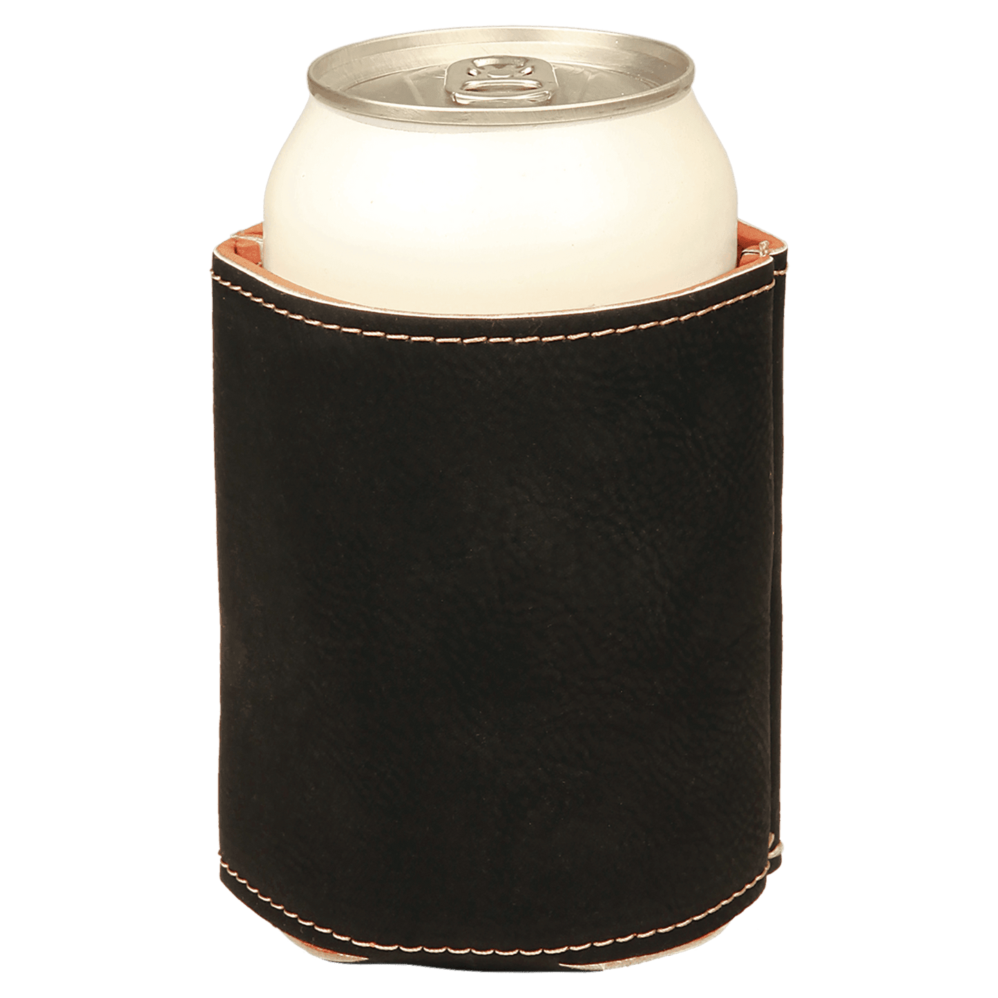 3 3/4" Laserable Leatherette Beverage Holder