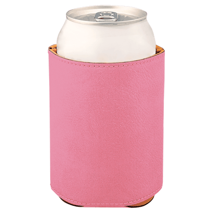 3 3/4" Laserable Leatherette Beverage Holder