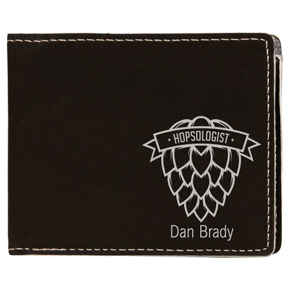 Laserable Leatherette Bifold Wallet