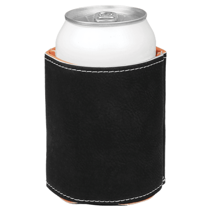 3 3/4" Laserable Leatherette Beverage Holder