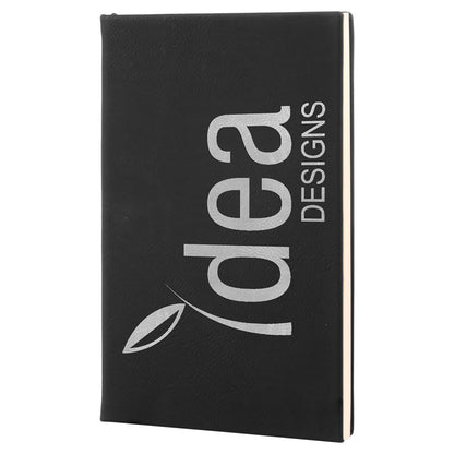 Laserable Leatherette Journal with Lined Notepad