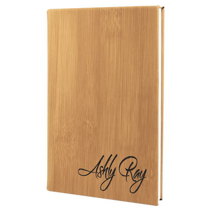 Laserable Leatherette Journal with Lined Notepad