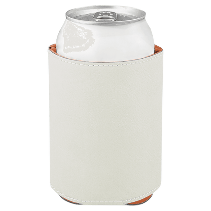 3 3/4" Laserable Leatherette Beverage Holder