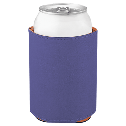 3 3/4" Laserable Leatherette Beverage Holder