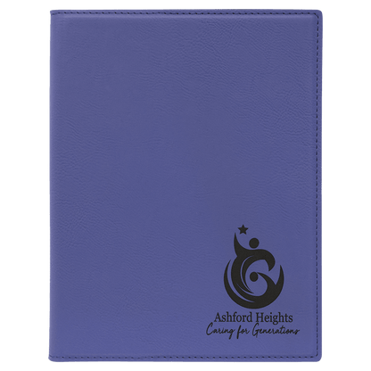 Laserable Leatherette Portfolio with Notepad