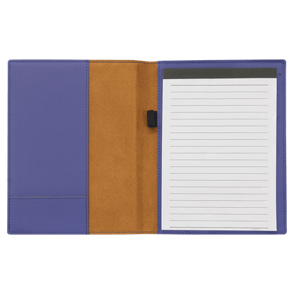 Laserable Leatherette Portfolio with Notepad