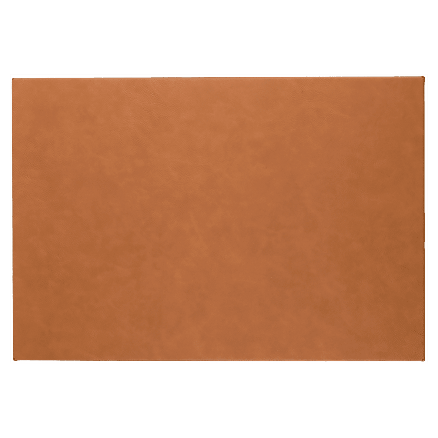 Rectangle Laserable Leatherette Wall Decor with Sawtooth Hanger