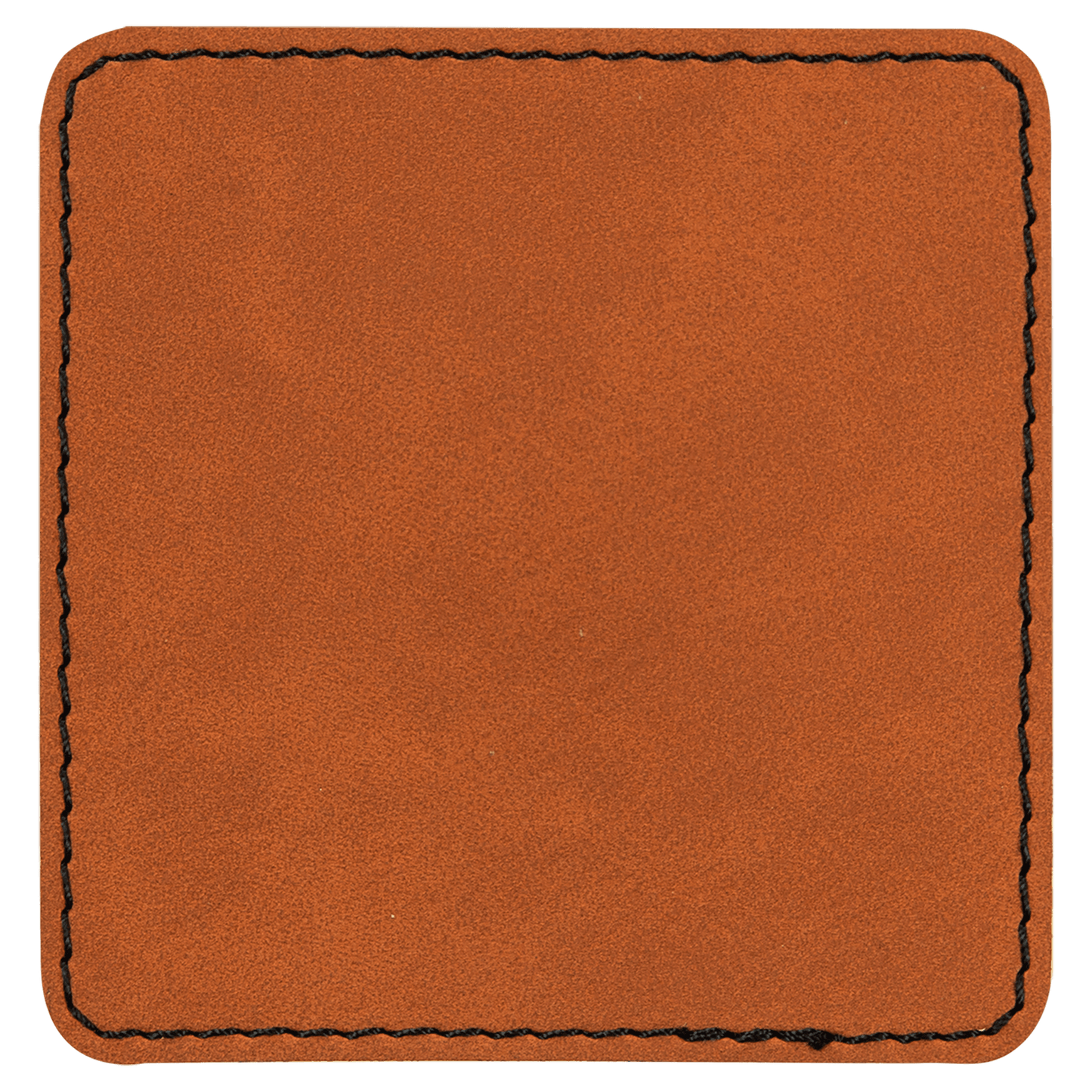 Square Laserable Leatherette Patch with Adhesive (2 1/2" square  or 3" square)